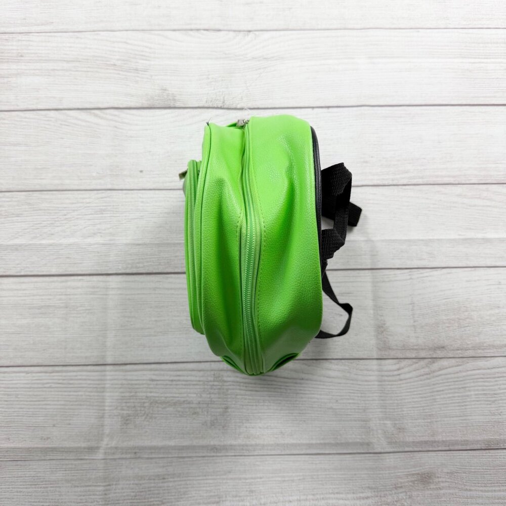 Minecraft Creeper Mini Backpack Kids Green Pixel Block Design Small Zipper Bag - Picture 8 of 8